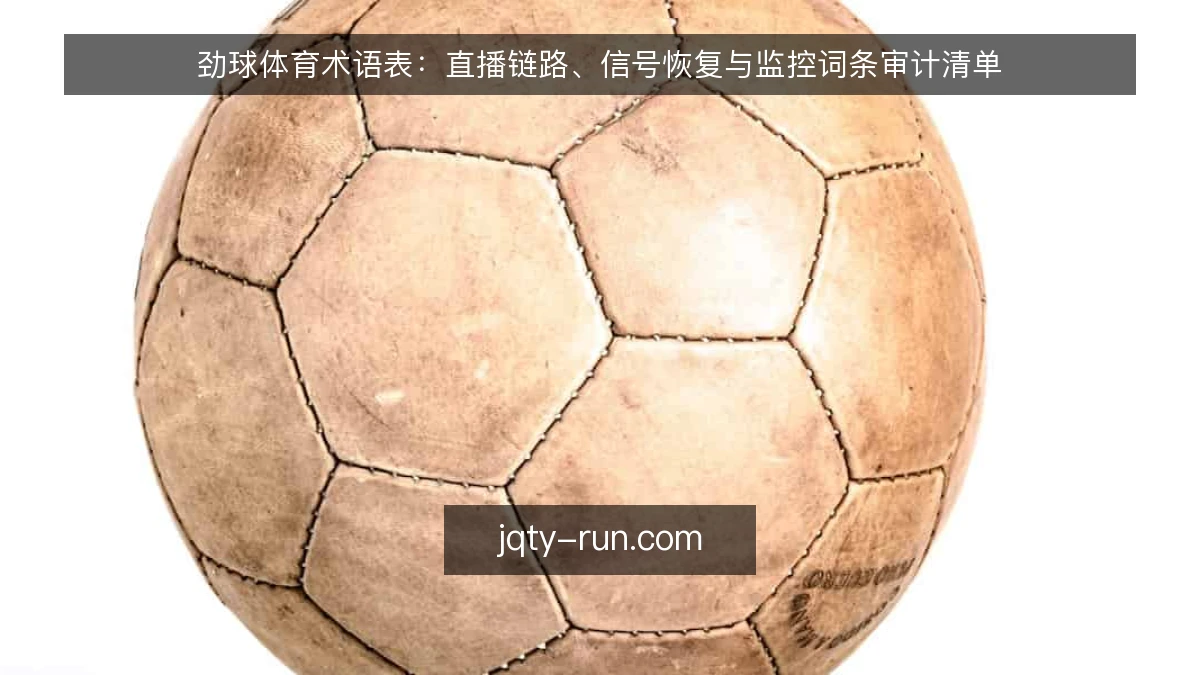 劲球体育术语表：直播链路、信号恢复与监控词条审计清单