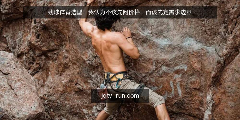 劲球体育选型:我认为不该先问价格,而该先定需求边界 — 先把需求说清楚,而不是先比报价 配图